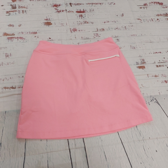 FootJoy bubble gum pink golf skort - Picture 2 of 7